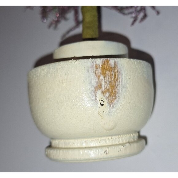 vintage 10 inch pink glitter bottle brush tree mercury ornaments - Picture 14 of 16